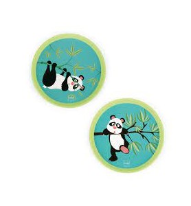 Duo disker à main panda