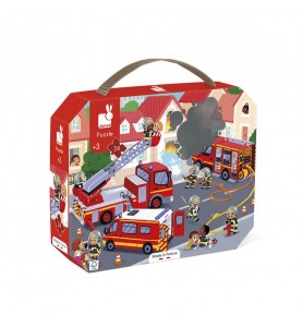 Puzzle 24 pièces pompiers