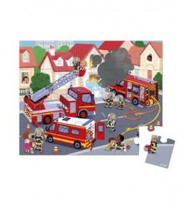Puzzle 24 pièces pompiers